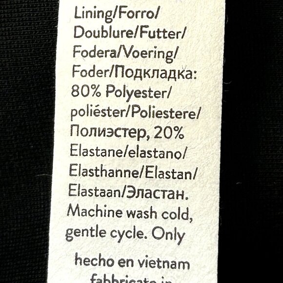 Spanx Womens Black Ankle Pant Size 1X Classic Backseam Ponte Stretch Leggings - Picture 9 of 12